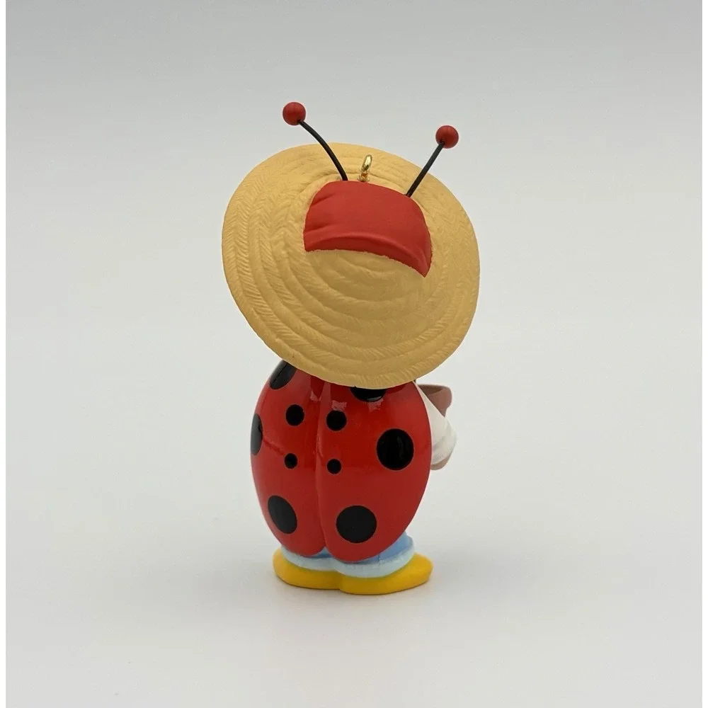 Hallmark Keepsake Ornament 1998 Gifted Gardener Ladybug Flower QX6736 Vintage